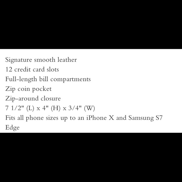 COACH. NWT Signature leather long zip around white Wallet. 🎉🎉 - Picture 9 of 10